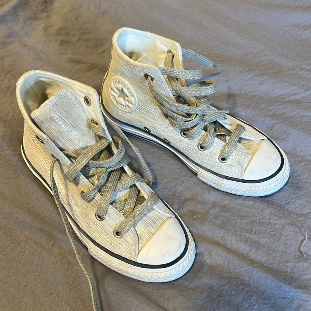 Gold Converse Sneakers